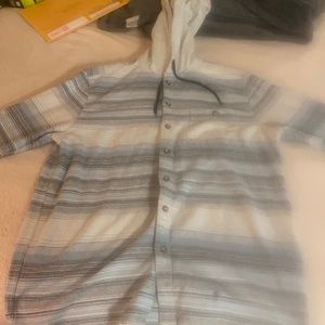 Billabong button up flannel hoodie